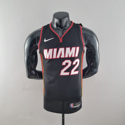 Camisa NBA Miami Heat #22 Butler - 75º Aniversário Preta