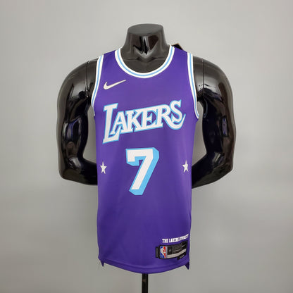 Camisa NBA Lakers #7 Anthony City Edition Roxa - 23/24