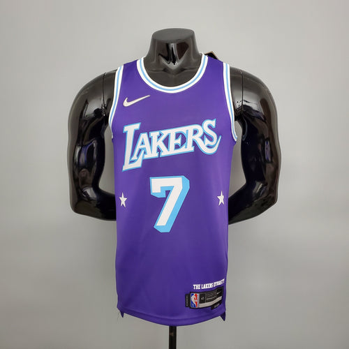 Camisa NBA Lakers #7 Anthony City Edition Roxa - 23/24