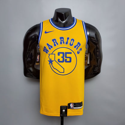 Camisa NBA Golden State Warriors #35 Durant - Retrô Amarela
