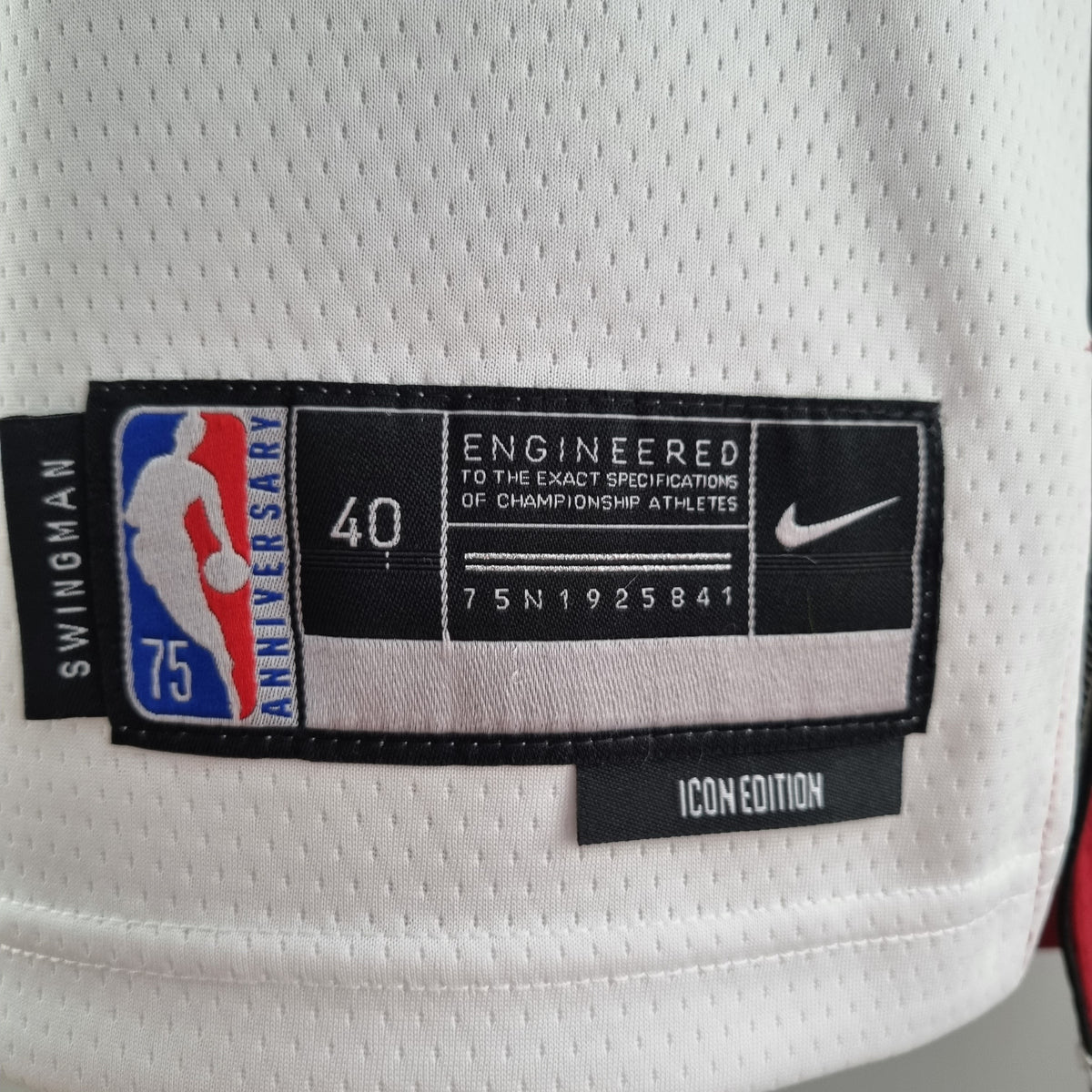 Camisa NBA Miami Heat #6 James - 75º Aniversário Branca