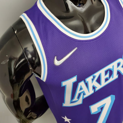 Camisa NBA Lakers #7 Anthony City Edition Roxa - 23/24