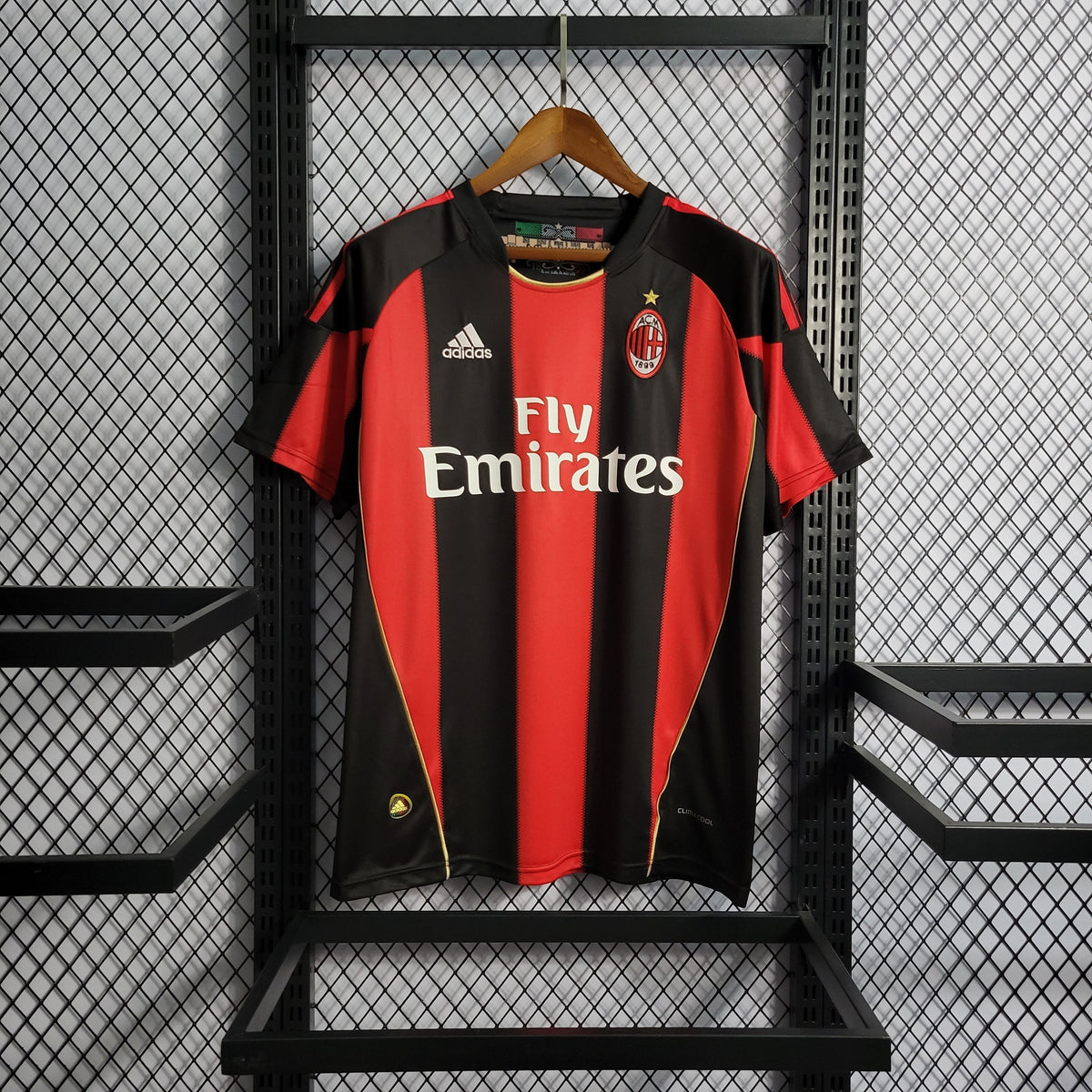 Camisa Titular do Milan 10/11 - Versão Retrô