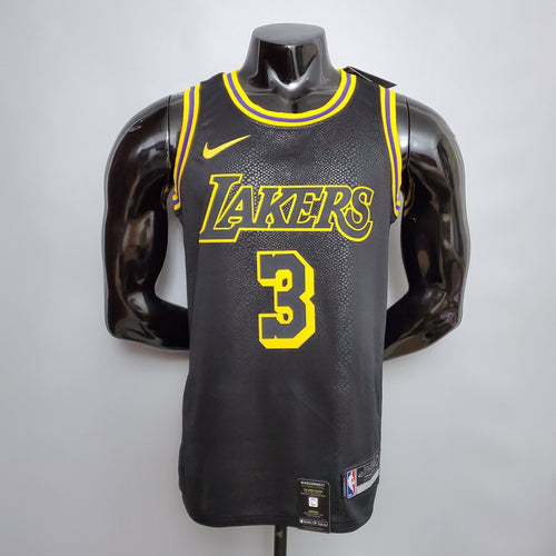 Camisa NBA Lakers #3 Davis NBA Finals Preta - 23/24