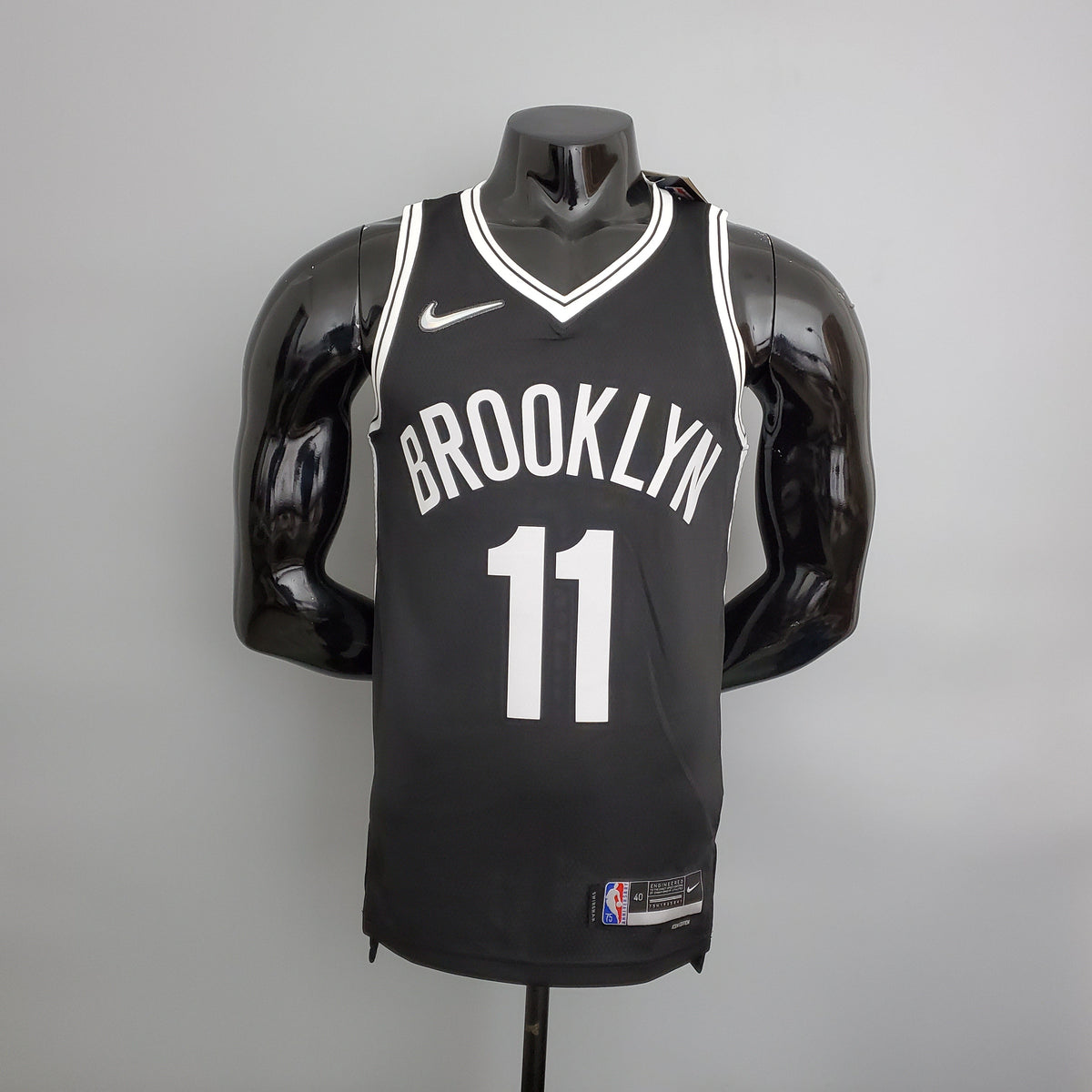 Camisa NBA Brooklyn Nets #11 Irving - 75º Aniversário Preta