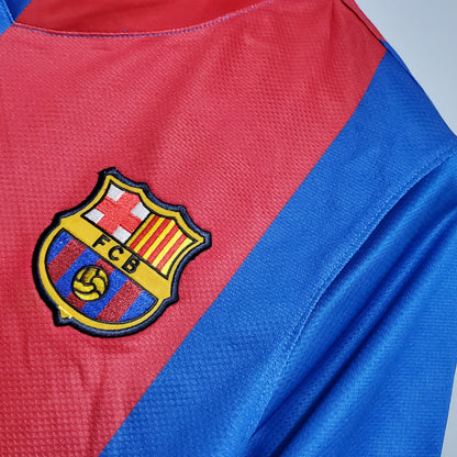 Camisa Titular do Barcelona 06/07 - Versão Retrô