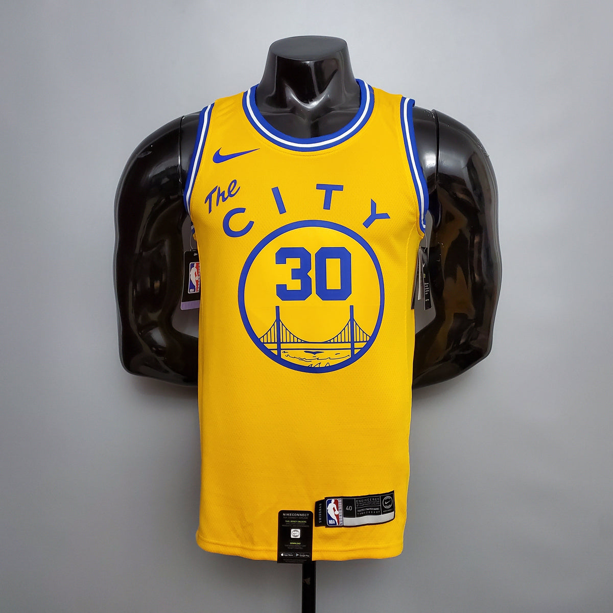 Camisa NBA Golden State Warriors #30 Curry - Versão de Treino