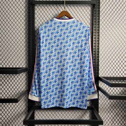 Camisa Manchester United Reserva 90/92 - Versão Retrô Manga Comprida