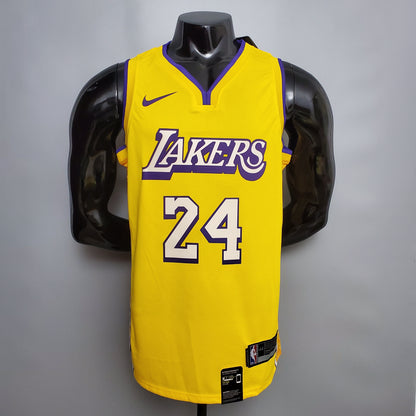 Camisa NBA Lakers #24 Bryant Gola V City Amarela - 23/24