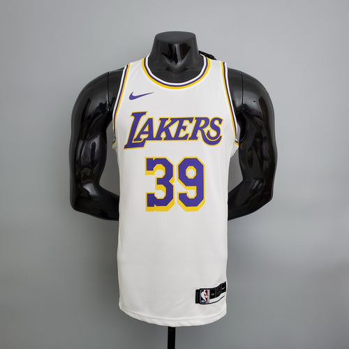 Camisa NBA Lakers #39 Howard New Finals Branca - 23/24