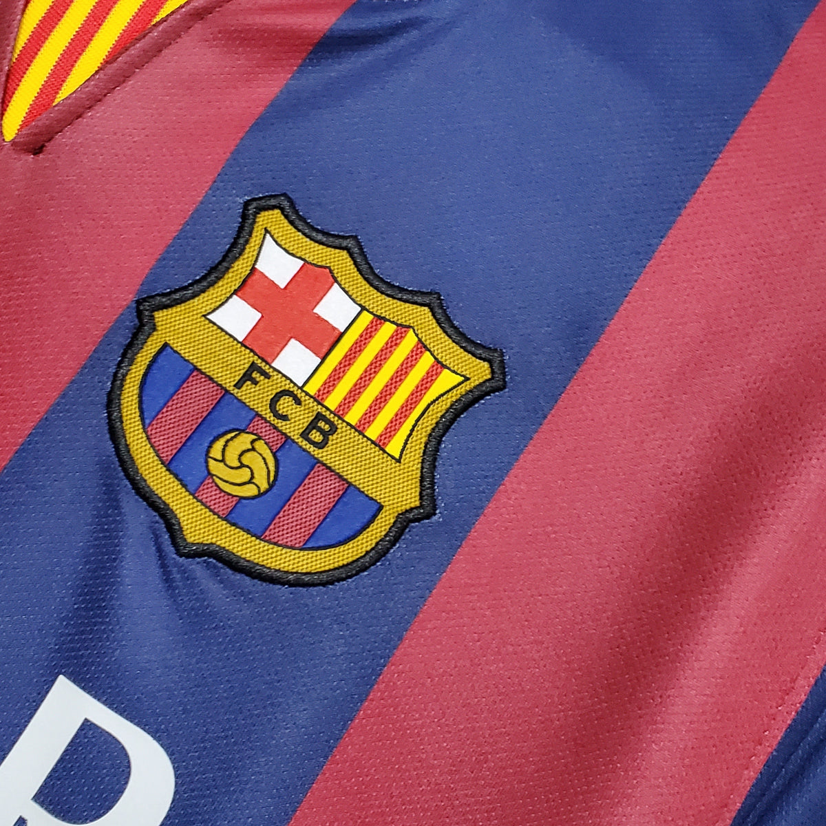 Camisa Titular Barcelona 14/15 - Versão Retrô