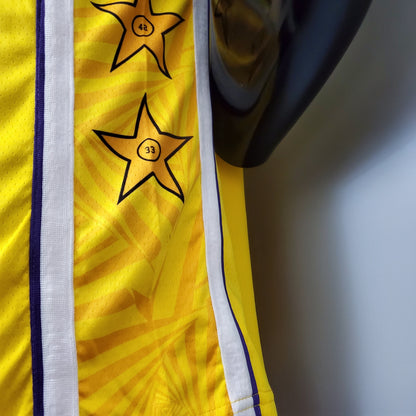 Camisa NBA Lakers #0 Kuzma Decote em V Nike Connection - 23/24