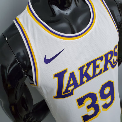 Camisa NBA Lakers #39 Howard New Finals Branca - 23/24