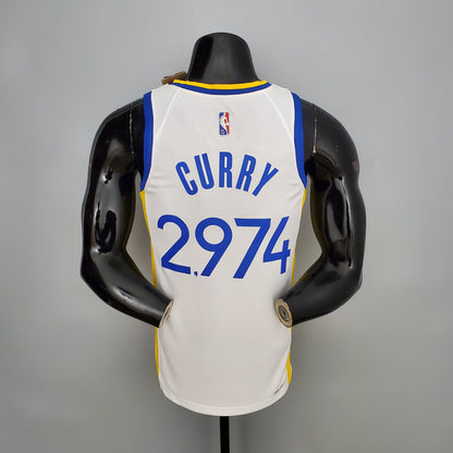 Camisa NBA Golden State Warriors #30 Curry - #2974 Branca