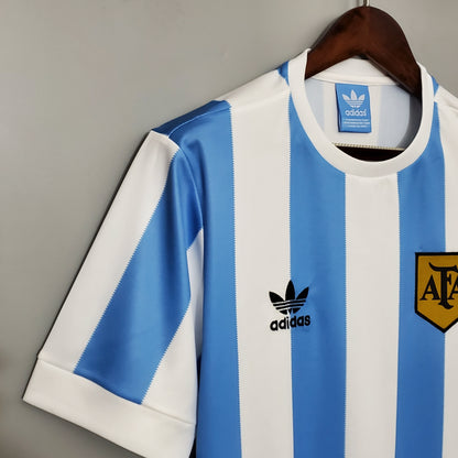 Camisa Titular da Argentina 1978 - Versão Retrô