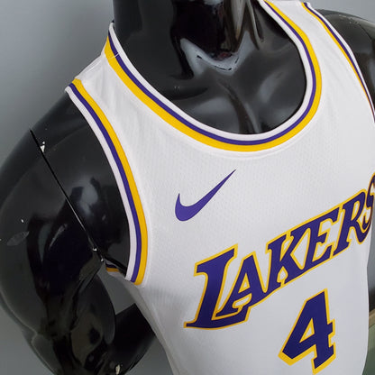 Camisa NBA Lakers #4 Rondo New Finals Branca - 23/24