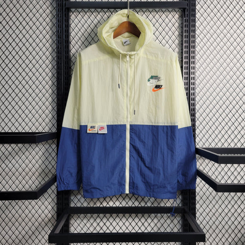 Jaqueta Corta-Vento Nike 23/24 - Bege e Azul