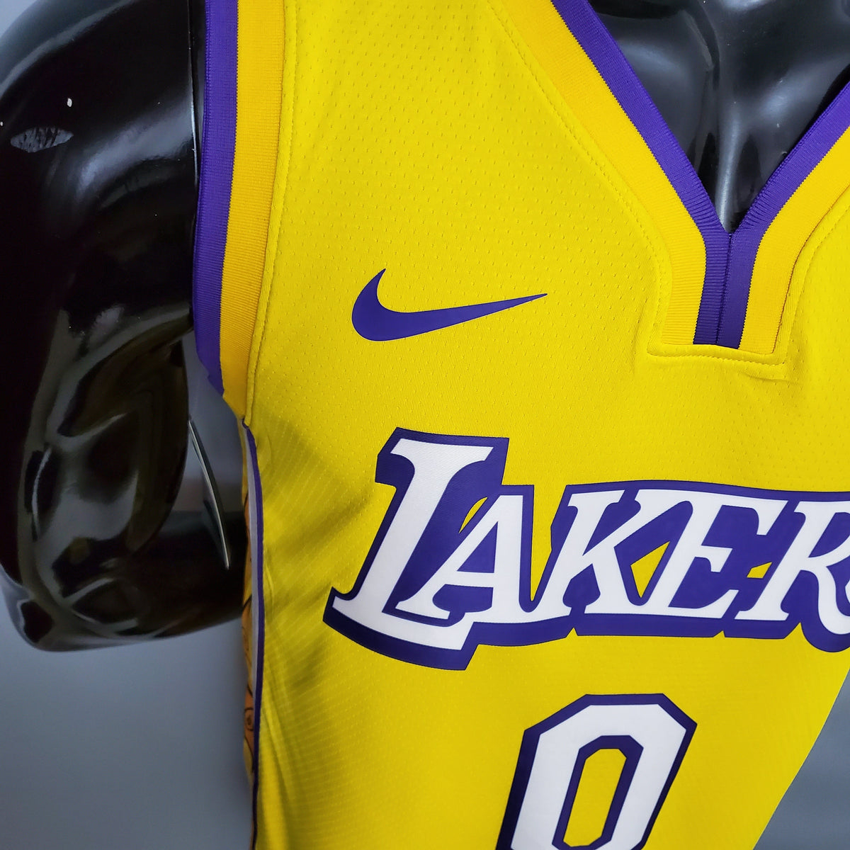 Camisa NBA Lakers #0 Kuzma Decote em V Nike Connection - 23/24