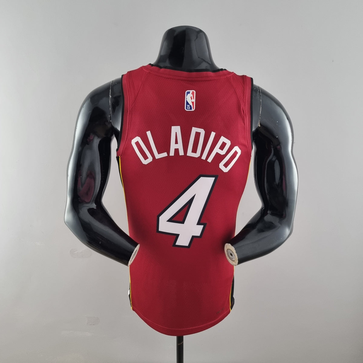 Camisa NBA Miami Heat #4 Oladipo - 75º Aniversário Vermelha