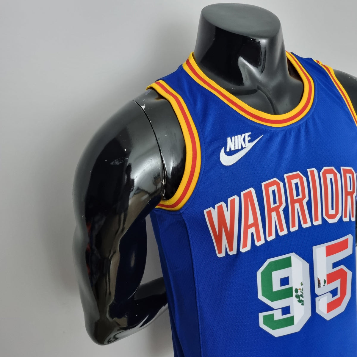 Camisa NBA Golden State Warriors #95 Toscano - Exclusiva México Azul