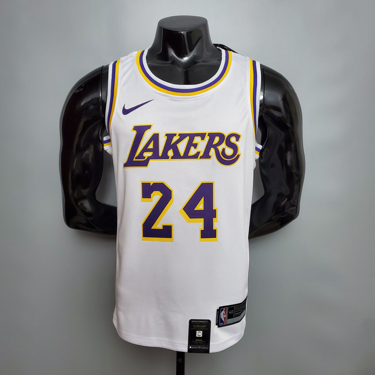 Camisa NBA Lakers #24 Bryant New Finals Branca - 23/24
