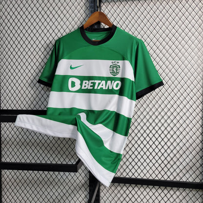Camisa Sporting Home 23/24 - Nike Torcedor Masculina - Lançamento