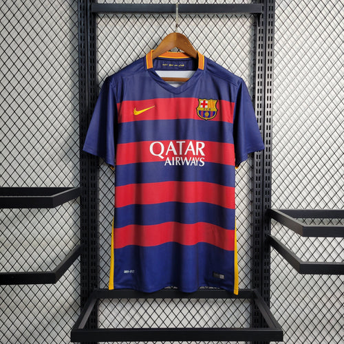 Camisa titular do Barcelona 15/16 - Versão retrô