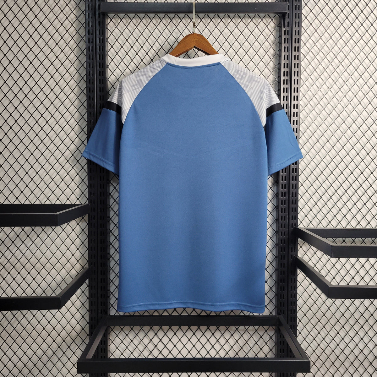 Camisa de Treino Santos 23/24 - Umbro Torcedor Masculina - Branca e Azul