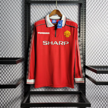 Camisa Titular Manchester United 98/99 - Versão Retrô