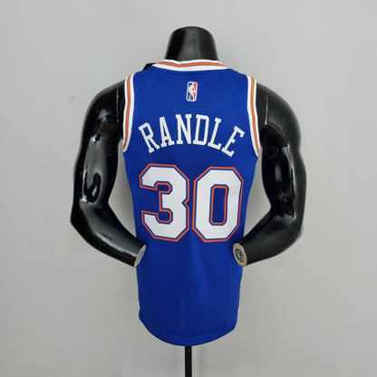 Camisa NBA NY Knicks #30 Randle - 75º Aniversário Limited Blue