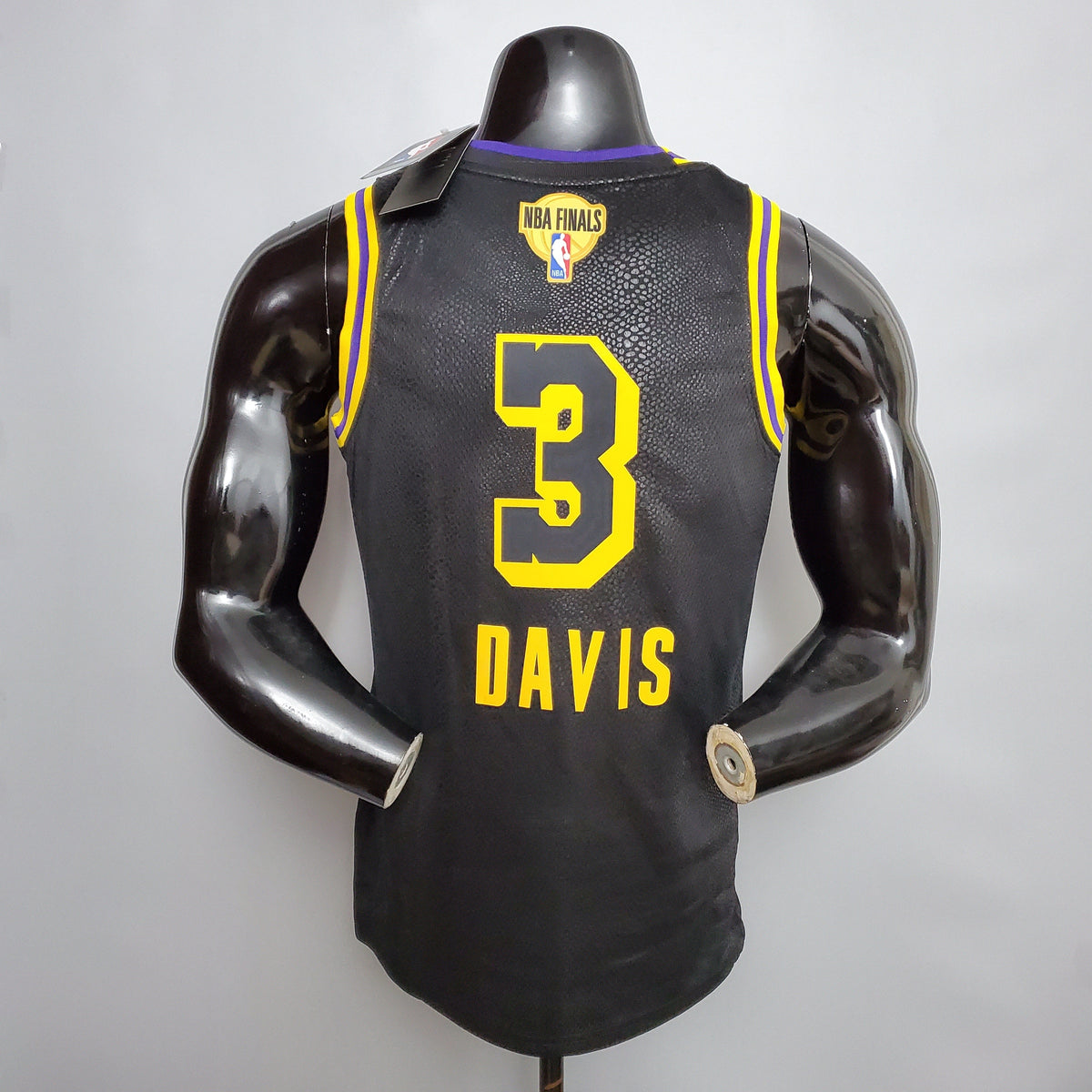 Camisa NBA Lakers #3 Davis NBA Finals Preta - 23/24