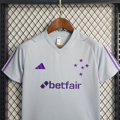 Kit Infantil de Treino Cruzeiro 23/24 - Cinza