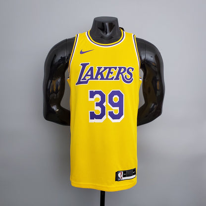 Camisa NBA Lakers #39 Howard Gola Careca Amarela - 23/24