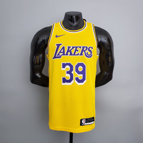Camisa NBA Lakers #39 Howard Gola Careca Amarela - 23/24