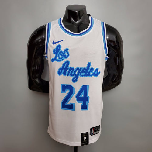 Camisa NBA Lakers #24 Bryant Retro Night Branca - 23/24