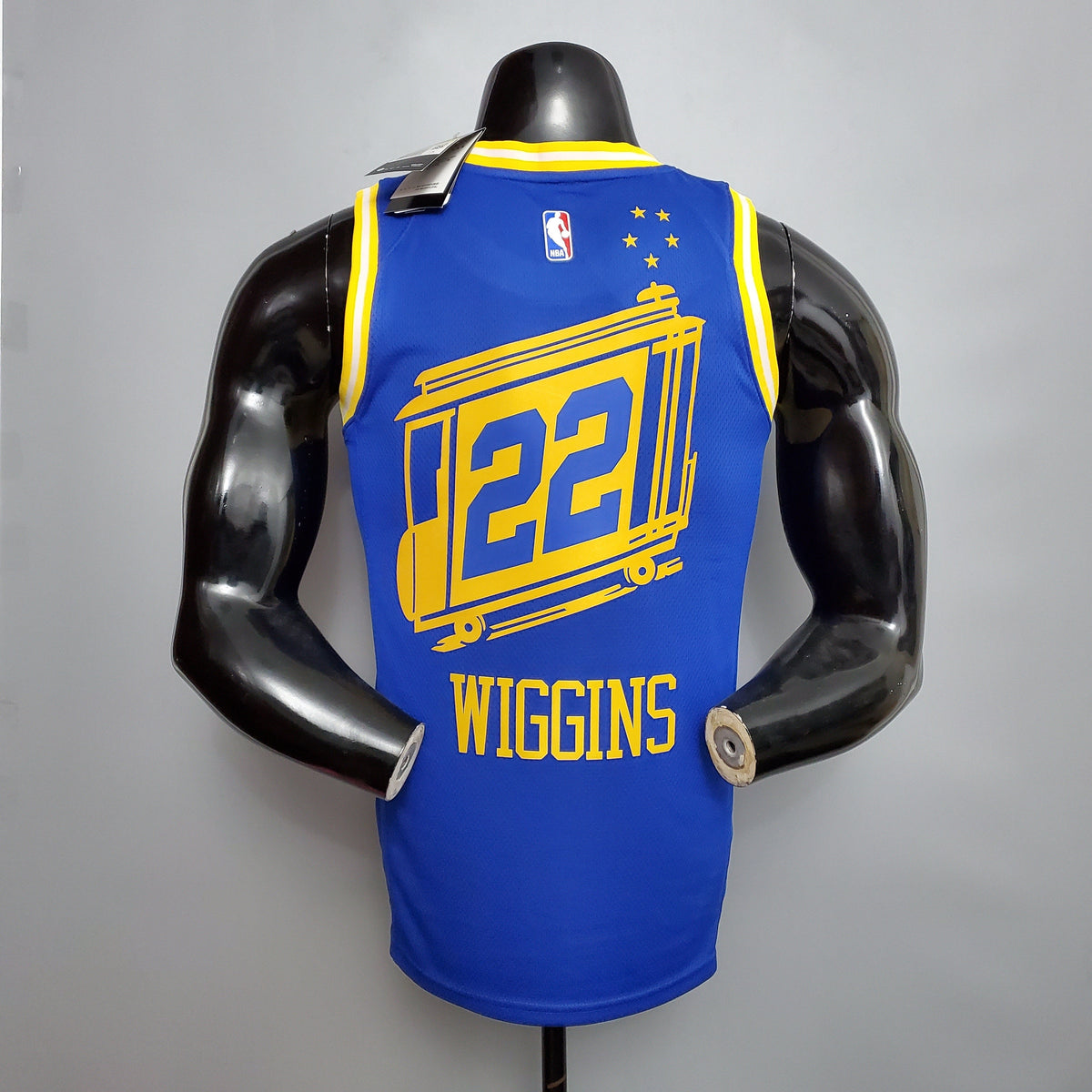 Camisa NBA Golden State Warriors #22 Wiggins - Azul Treino