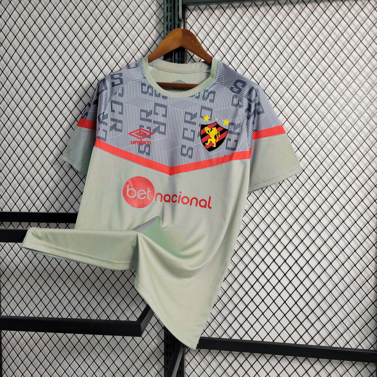 Camisa de Treino Sport Recife 23/24 - Umbro Masculina - Cinza