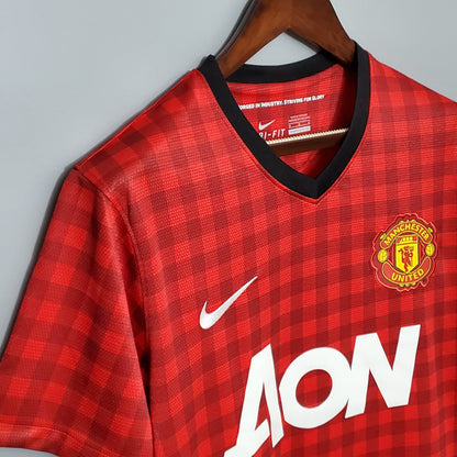 Camisa Titular Manchester United 12/13 - Versão Retrô