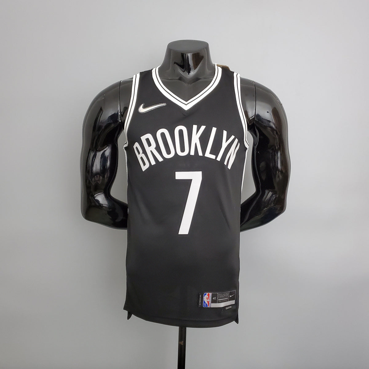 Camisa NBA Brooklyn Nets #7 Durant - 75º Aniversário Preta