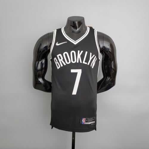 Camisa NBA Brooklyn Nets #7 Durant - 75º Aniversário Preta