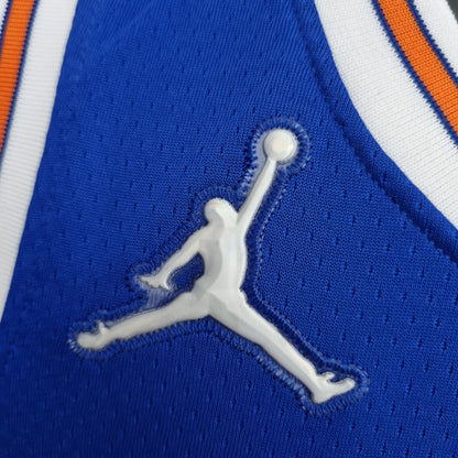 Camisa NBA NY Knicks #30 Randle - 75º Aniversário Limited Blue