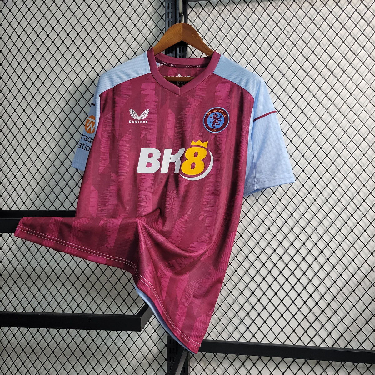 Camisa Masculina de Torcedor Aston Villa Home 23/24 Castore - Lançamento