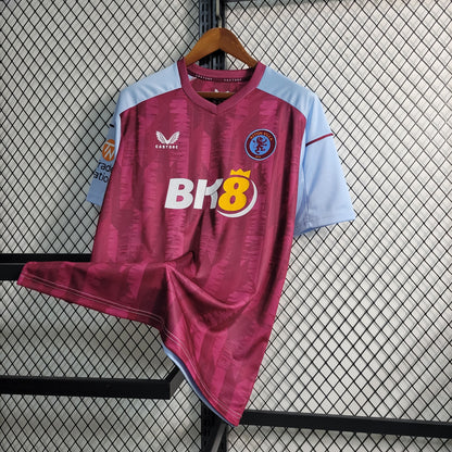 Camisa Masculina de Torcedor Aston Villa Home 23/24 Castore - Lançamento