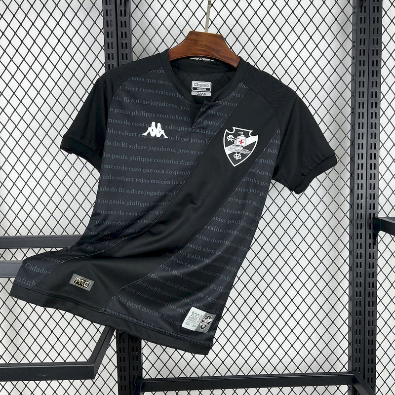 Camisa Vasco Black 24/25 - Kappa Torcedor Masculina