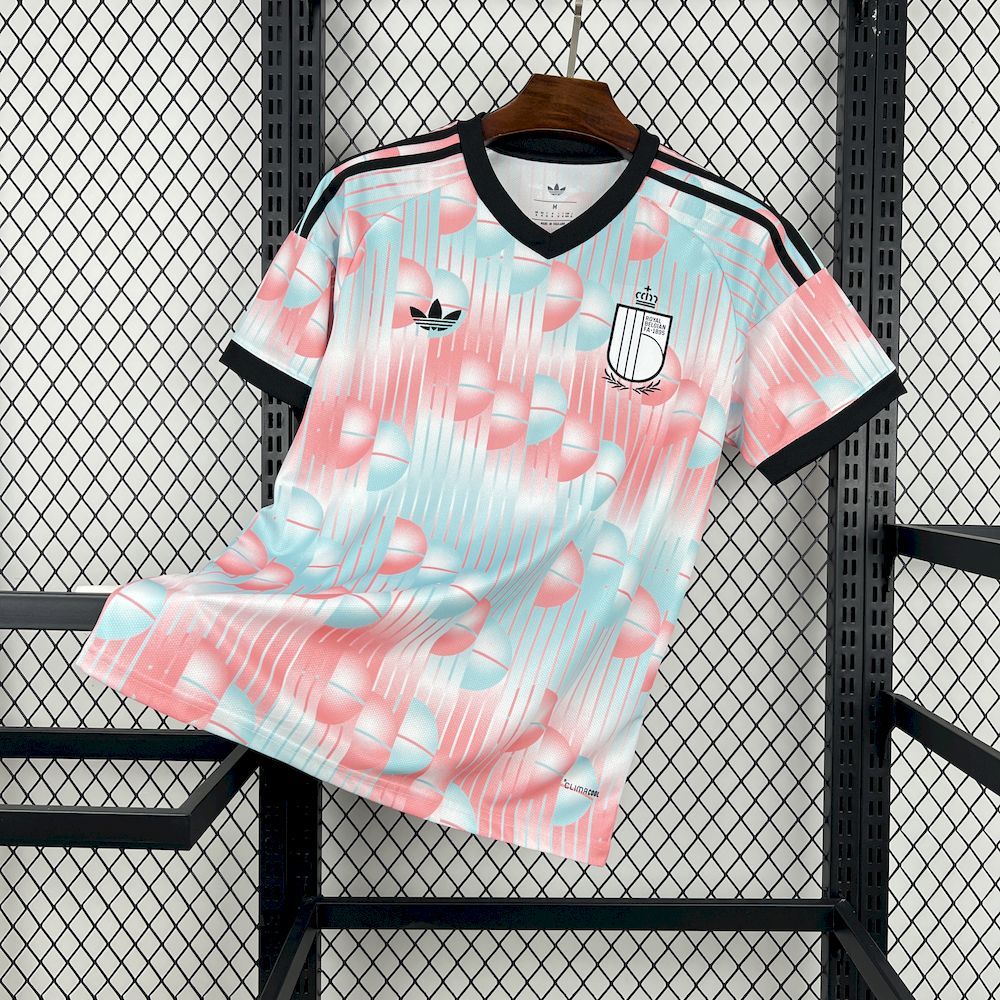 Camisa Seleção Bélgica Reserva 2026/27 - Adidas Torcedor Masculina - Azul/Vermelha