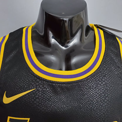 Camisa NBA Lakers #23 James NBA Finals Preta - 23/24