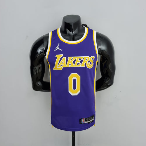 Camisa NBA Lakers #0 Westbrook Roxa 75º Aniversário - 23/24