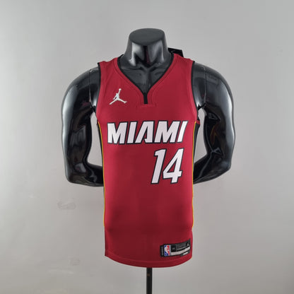 Camisa NBA Miami Heat #14 Herro - 75º Aniversário Vermelha