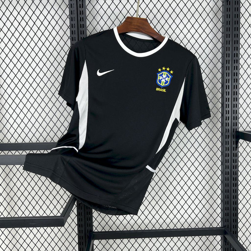 Camisa Brasil 2002 - Versão retro Goleiro