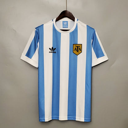 Camisa Titular da Argentina 1978 - Versão Retrô